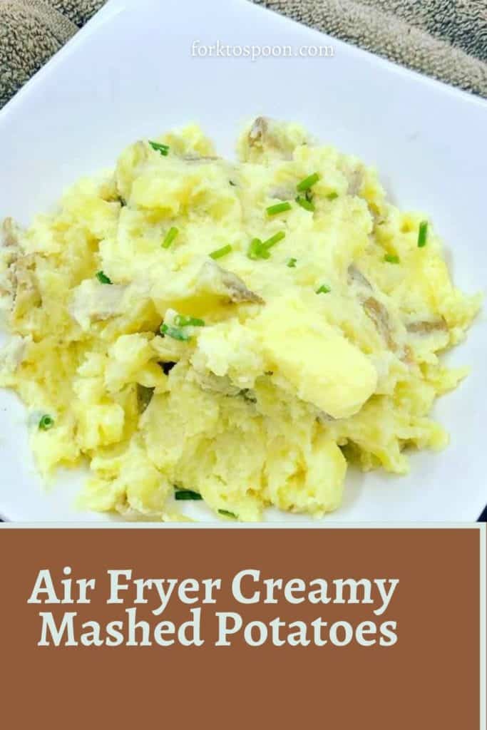 Air Fryer Creamy Mashed Potatoes Fork To Spoon