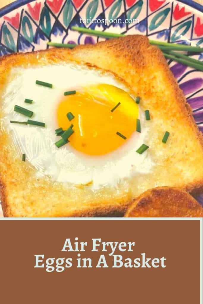 Air Fryer Eggs in A Basket