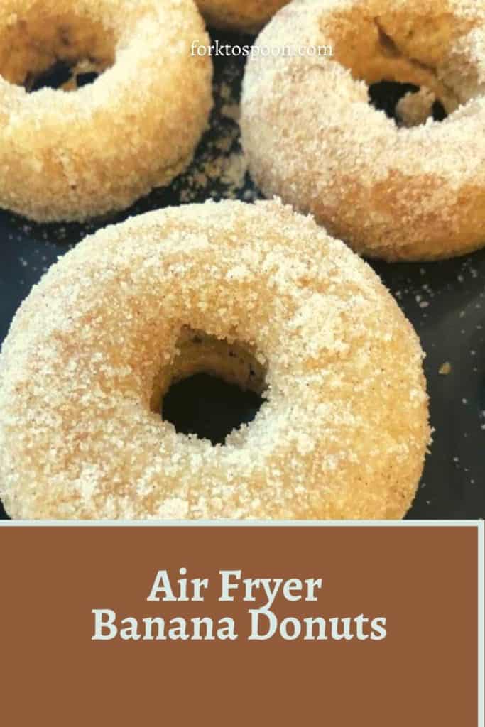 Air Fryer Banana Donuts