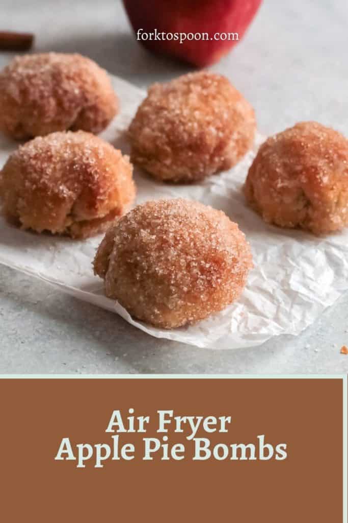 Air Fryer Apple Pie Bombs
