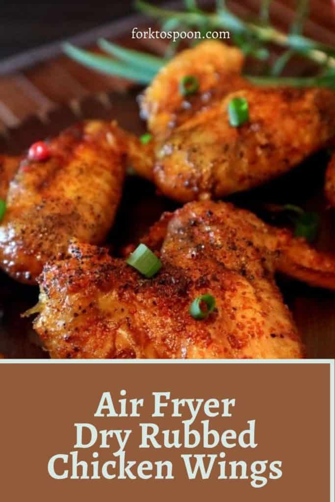 Air Fryer Dry Rubbed Chicken Wings