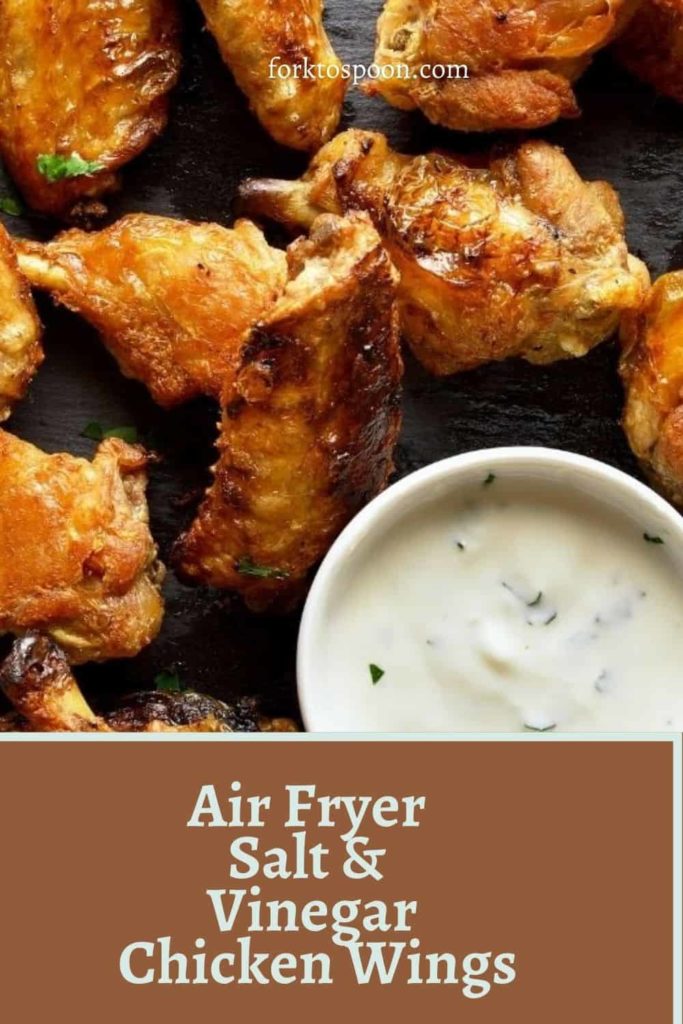 Air Fryer Salt & Vinegar Chicken Wings are amazing! My kids are truly obsessed with these wings. 