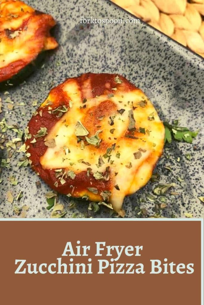 Air Fryer Zucchini Pizza Bites