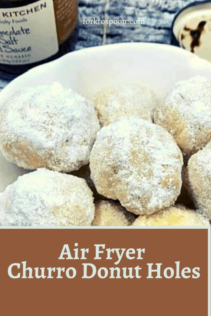 Air Fryer Churro Donut Holes