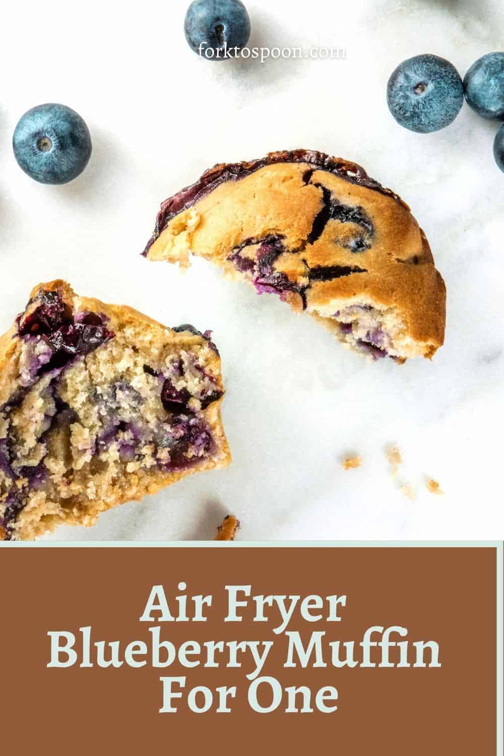 Easy Air Fryer Muffins (Blueberry & White Chocolate) - Effortless