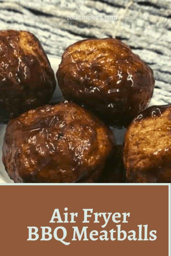 Air Fryer BBQ Meatballs