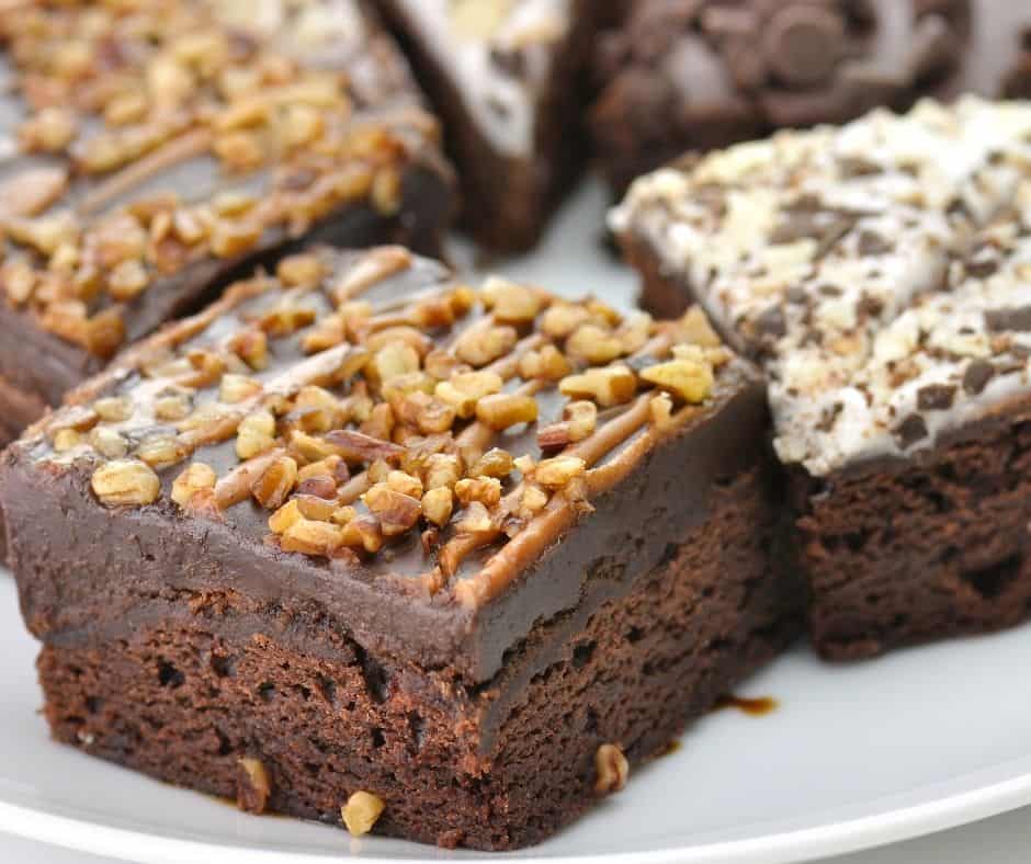 Air Fryer Chocolate Frosted Brownies