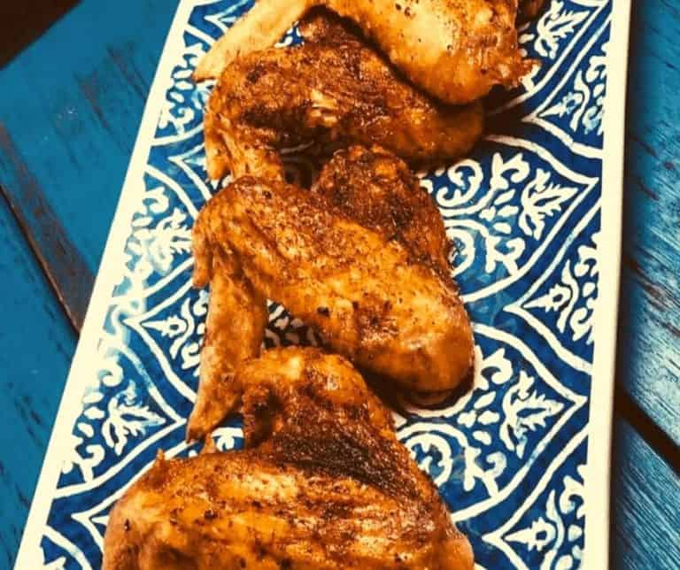 Air Fryer Dry Rubbed Chicken Wings - Fork To Spoon