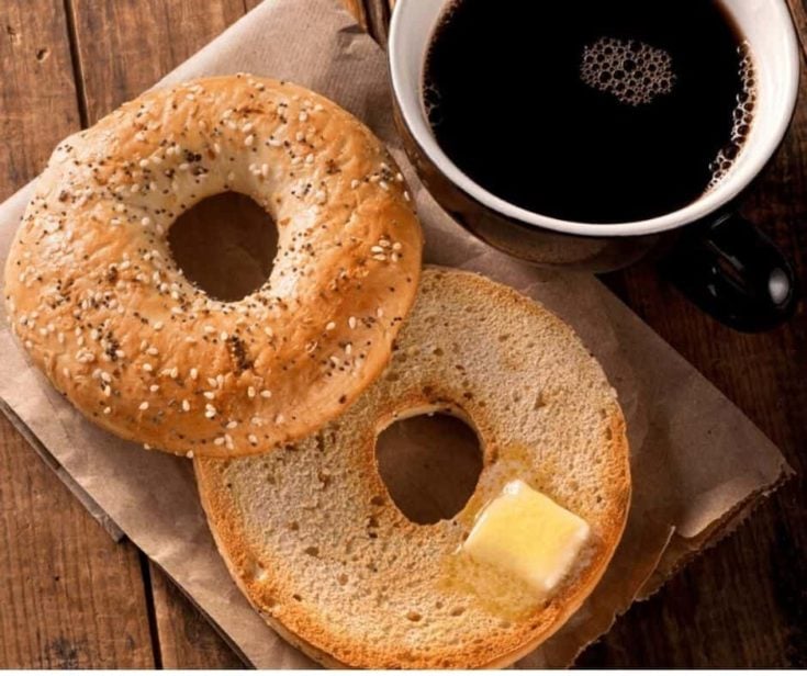 Air Fryer Perfectly Toasted Bagels and Toast