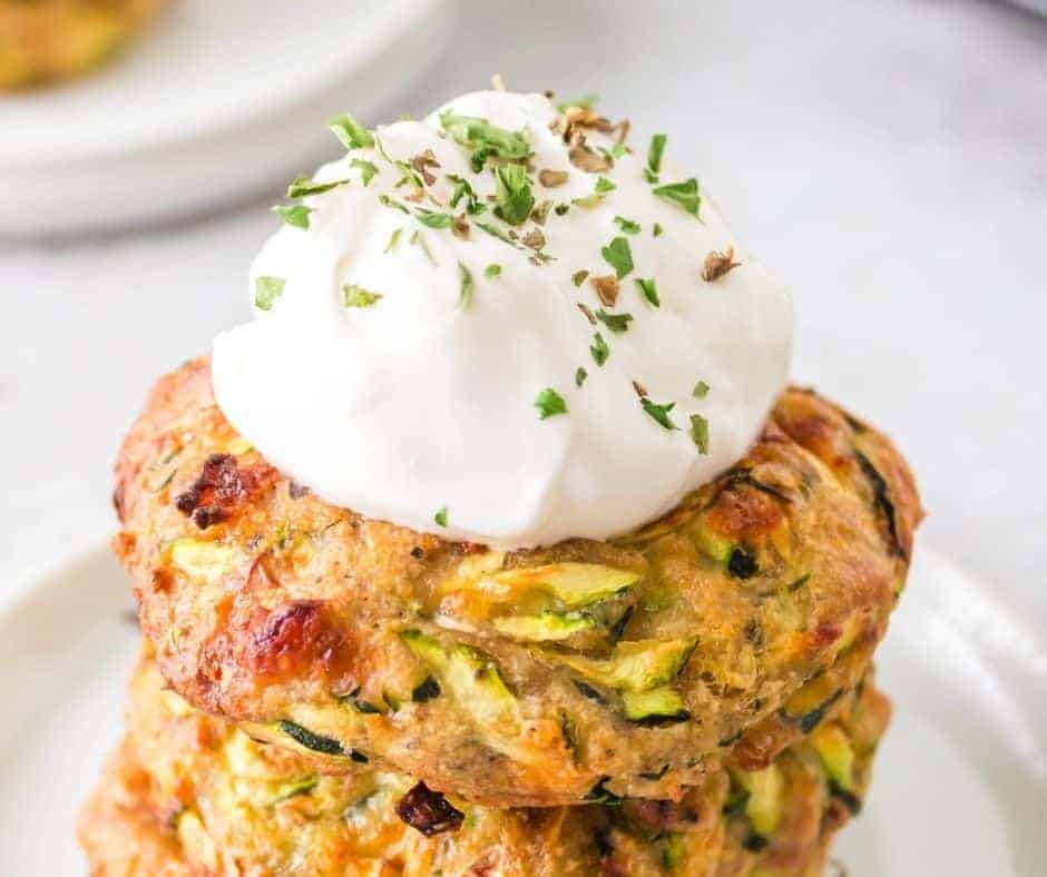 Air Fryer Zucchini Fritters
The Best Air Fryer Zucchini Fritters