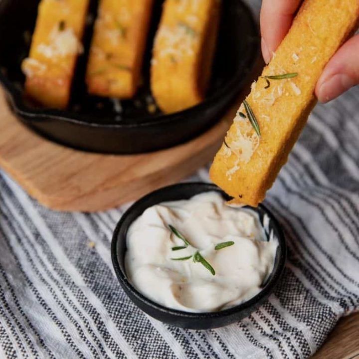 Air Fryer Polenta Fries Fork To Spoon