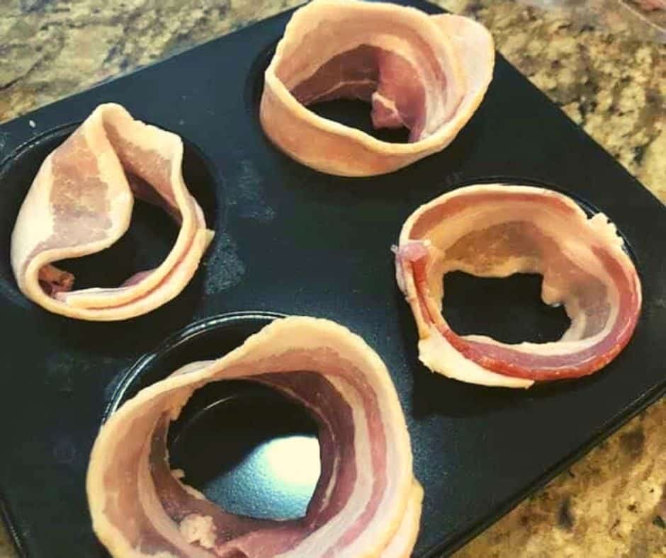 Bacon Wrapped Muffin Tin 