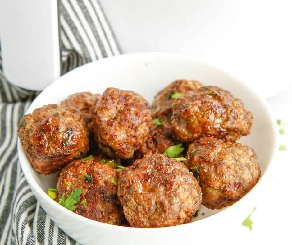 Air Fryer Meatballs Fork To Spoon