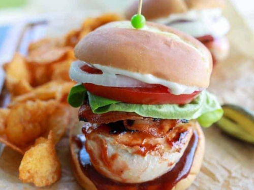 BBQ Chicken Burgers