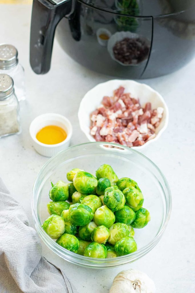 Ingredients Needed For Air Fryer Brussels Sprouts And Bacon