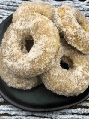 Easy Air Fryer Banana Donuts