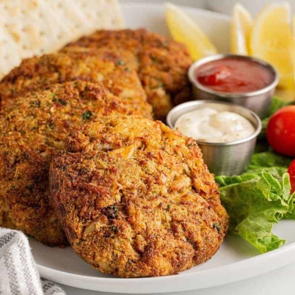 Air Fryer Crab Cakes Fork To Spoon