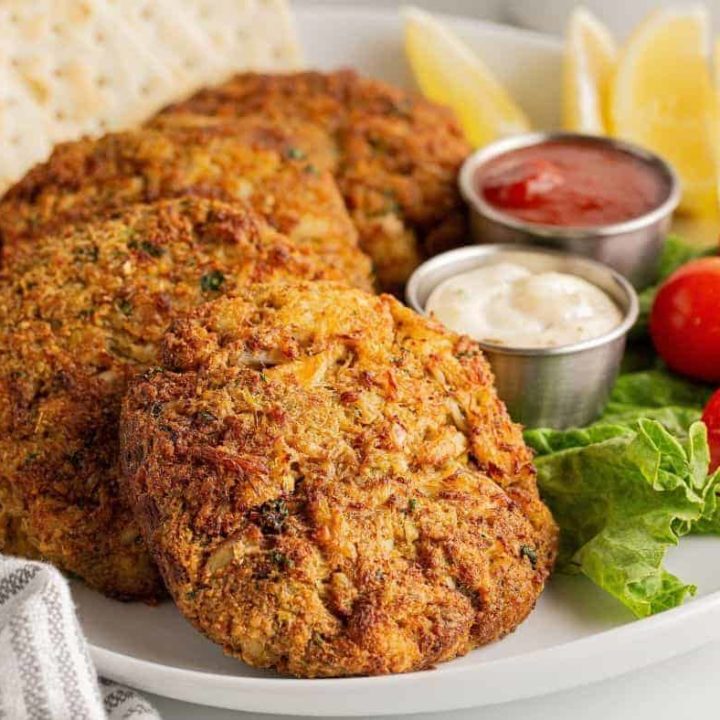 Air Fryer Crab Cakes Fork To Spoon