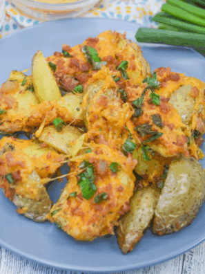 Easy Air Fryer Loaded Baby Potatoes