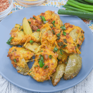 Easy Air Fryer Loaded Baby Potatoes