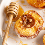 Easy Air Fryer Peaches With Brown Sugar and Cinnamon