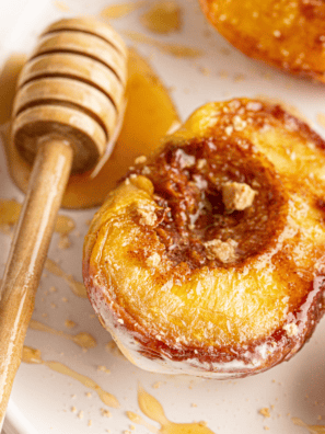 Easy Air Fryer Peaches With Brown Sugar and Cinnamon