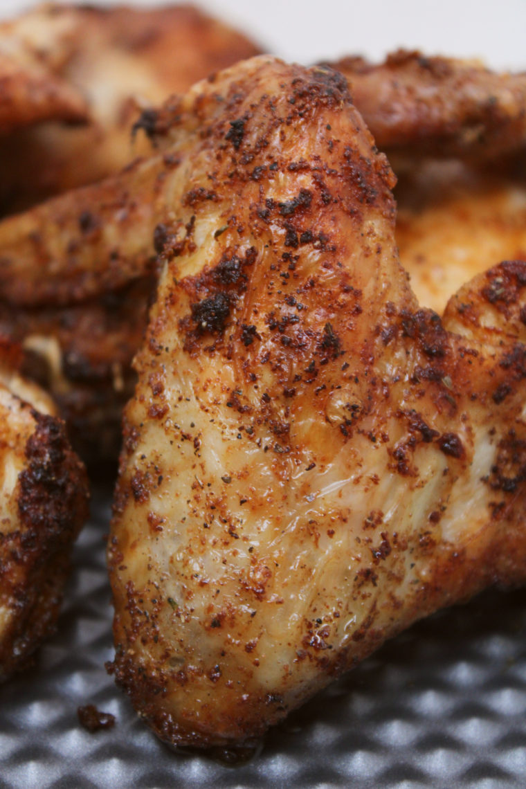 Air Fryer Dry Rubbed Chicken Wings