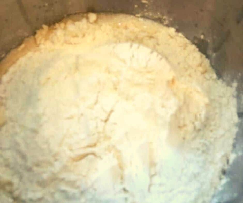 Flour, Butter added to the Yeast Mixture