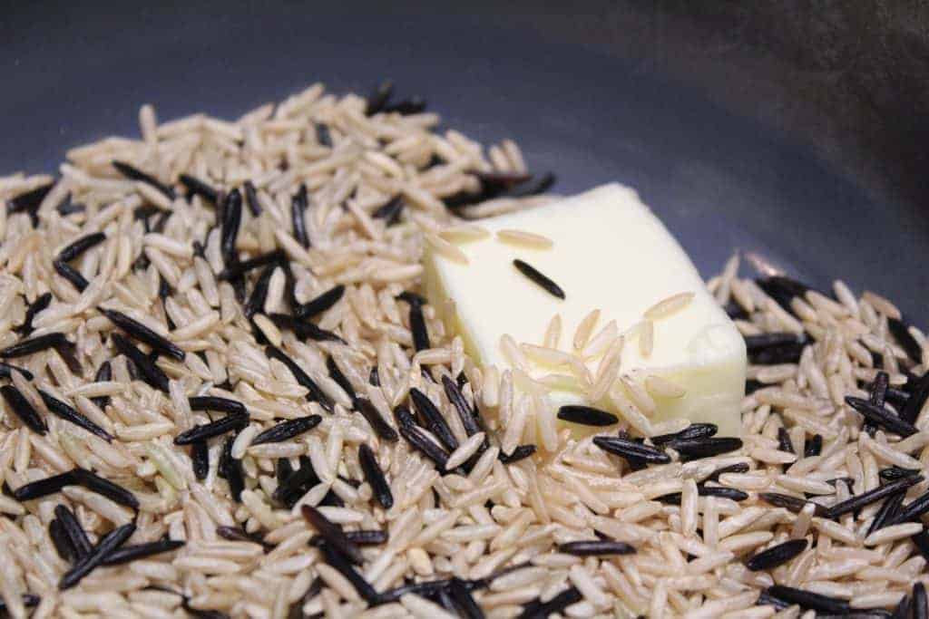 Wild Rice and Butter in Instant Pot Bowl