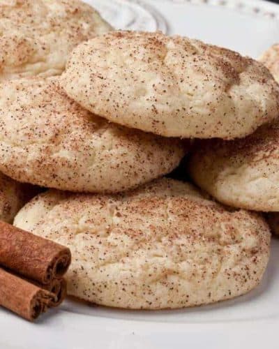 Air Fryer Homemade Snickerdoodle Cookies