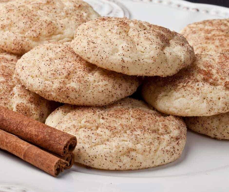 Air Fryer Snickerdoodle Cookies