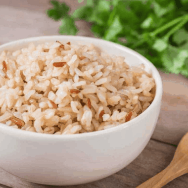 Instant Pot Garlic Brown Rice