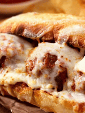 For Best Results: Place the meatballs into the sub roll, sprinkle with cheese, and either use a broiler or an air fryer and melt the cheese.
