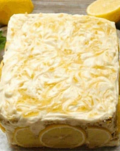 Air Fryer Sour Cream Lemon Cake