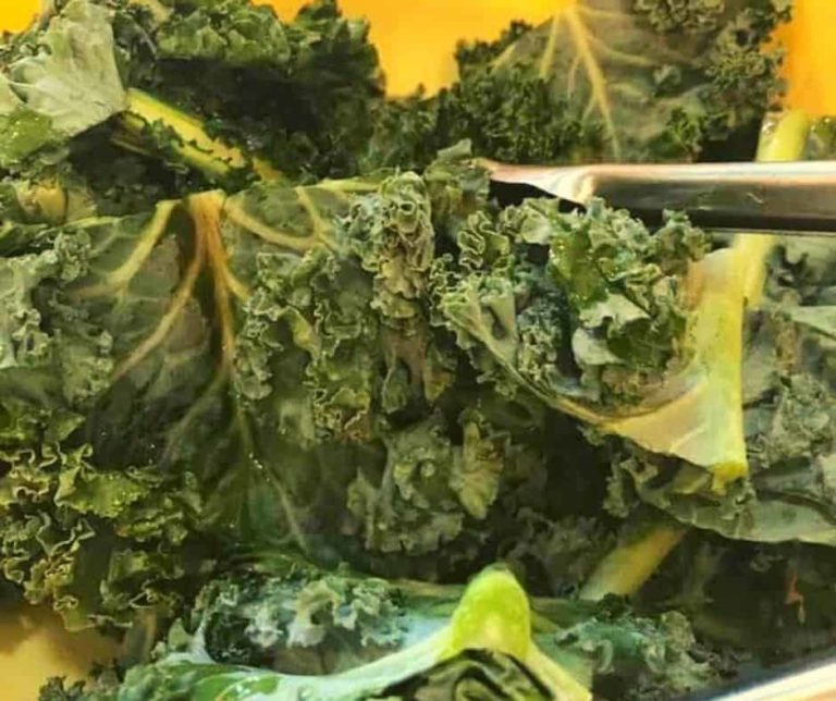 Air Fryer Kale Chips Fork To Spoon
