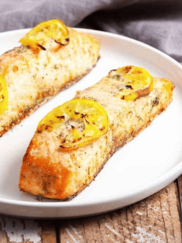 Air Fryer Keto Garlic Butter Salmon Fork To Spoon