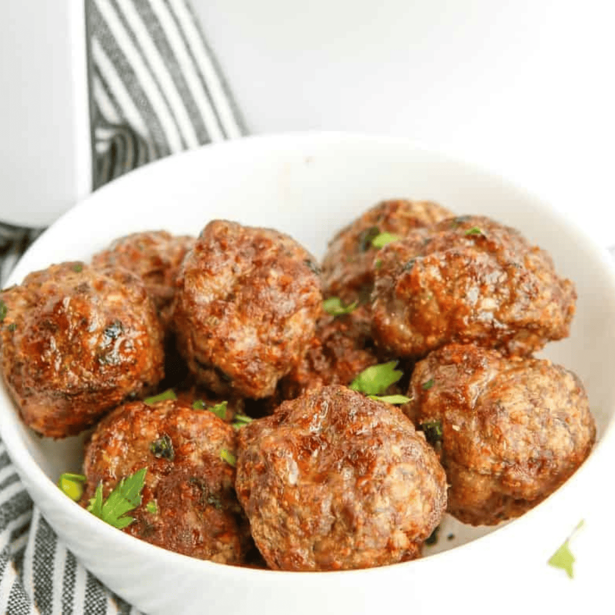 Air Fryer Meatballs ~ Ninja Foodi - The Salted Pepper