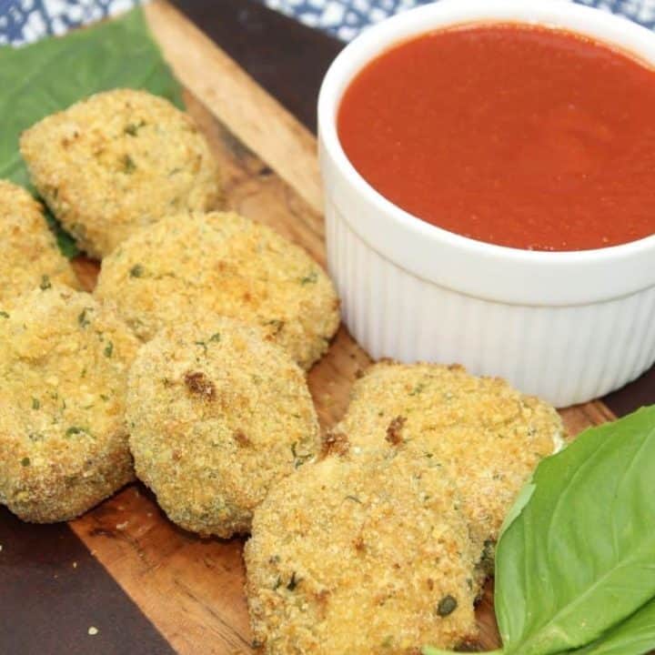 Air Fryer Fried Goat Cheese-image