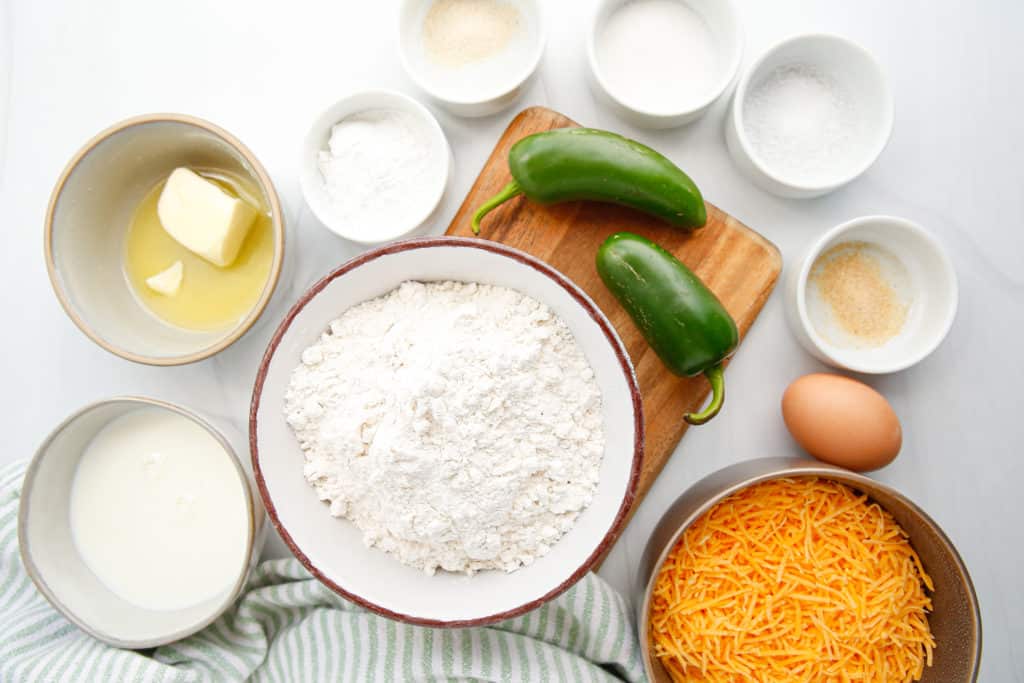 Ingredients Needed For Air Fryer Jalapeno Cheddar Quick Bread