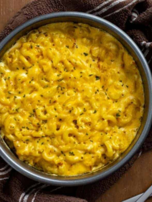 air fryer mac and cheese