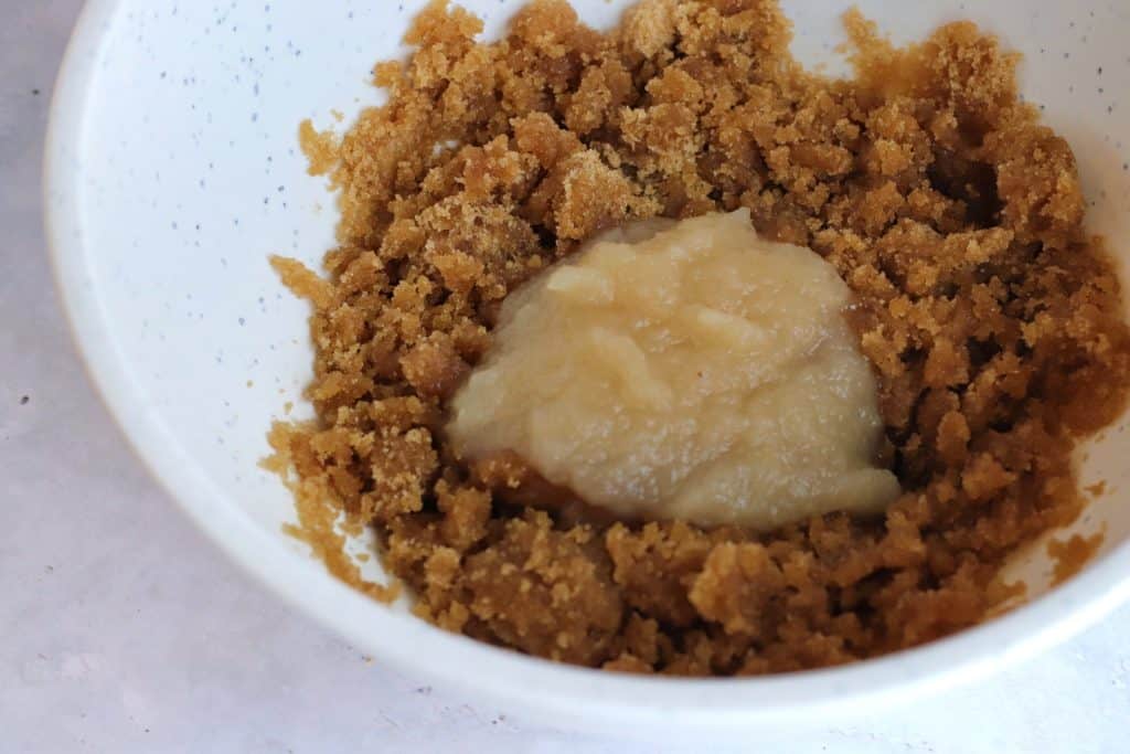 Apple Cookie Ingredients in bowl