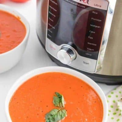 Instant Pot Copycat Nordstrom's Tomato Basil Soup