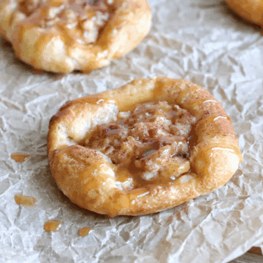 Air Fryer Apple Danish