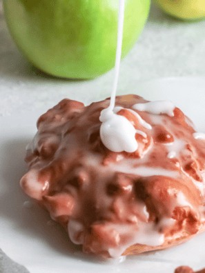 Air Fryer Apple Fritters