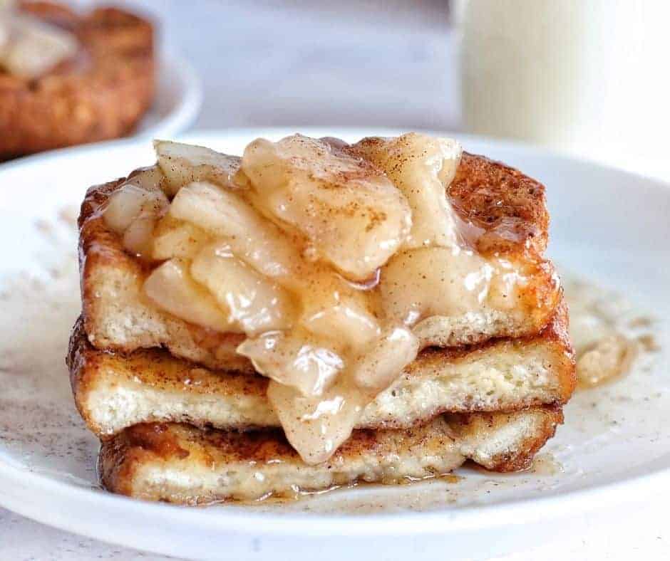 Air Fryer Apple Pie French Toast