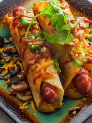 Air Fryer Hot Dog Taquitos