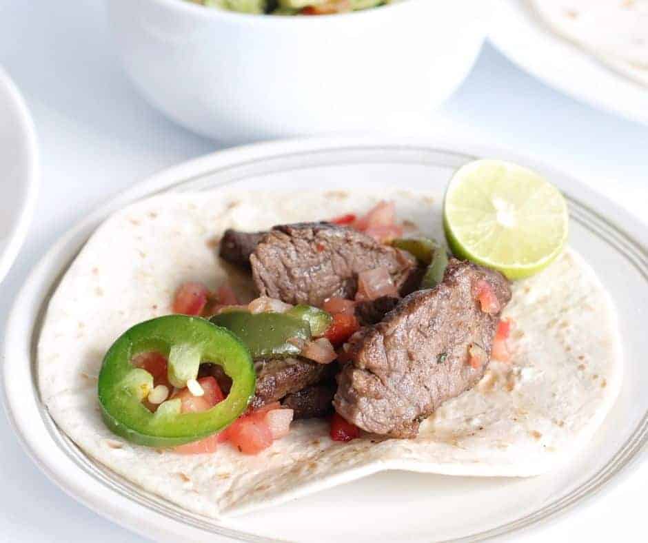 Air Fryer Beef Fajitas