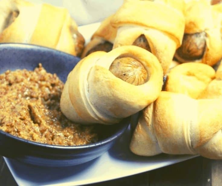 AIR FRYER, BISCUIT SAUSAGE ROLLS