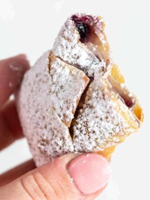 Air Fryer Blueberry Egg Rolls