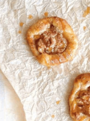 Air Fryer Caramel Apple Danish